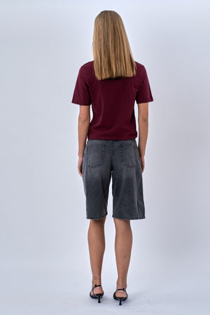 Priateľka Tee - burgundská červená