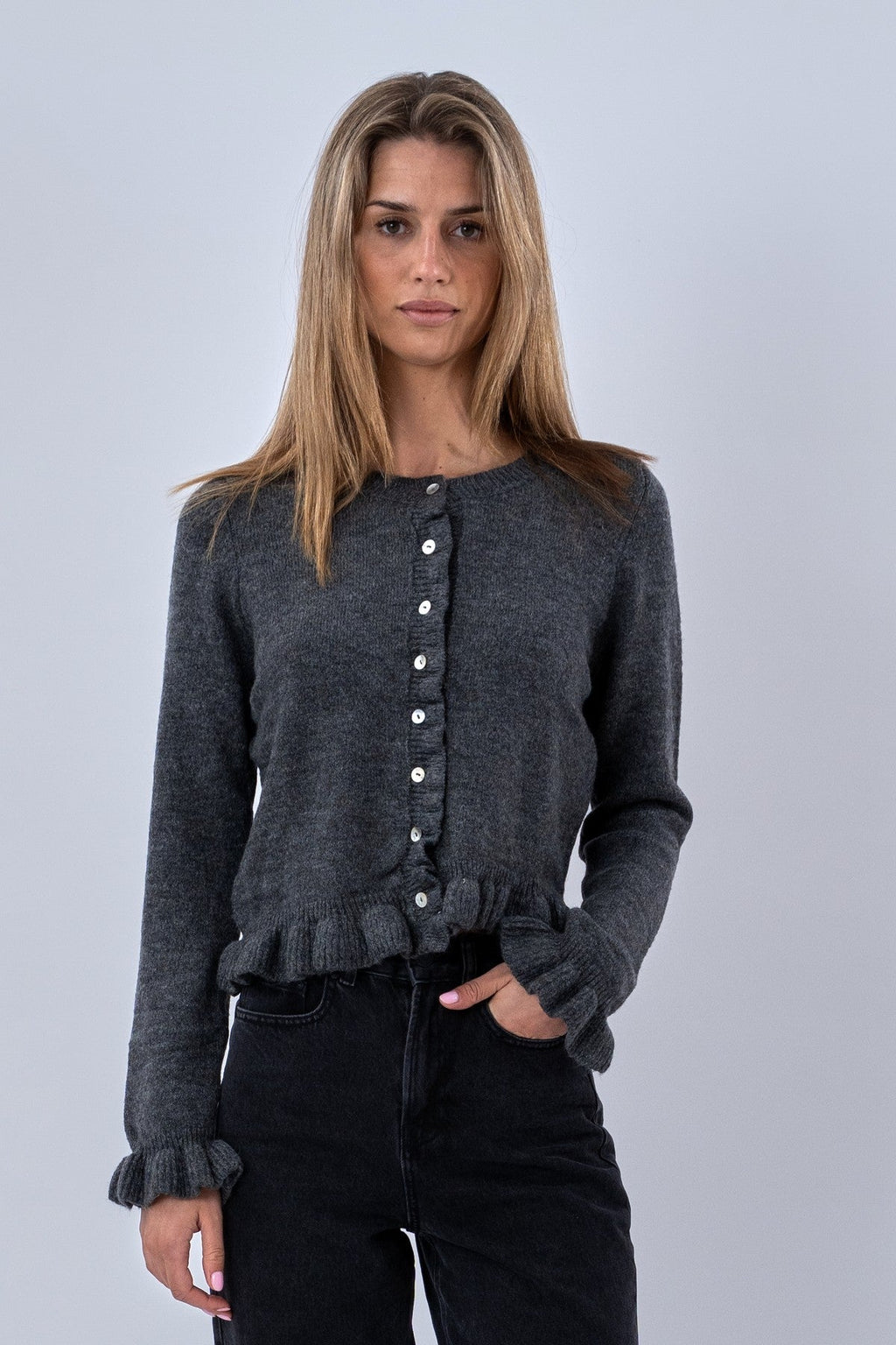 Flora Cardigan - Grey