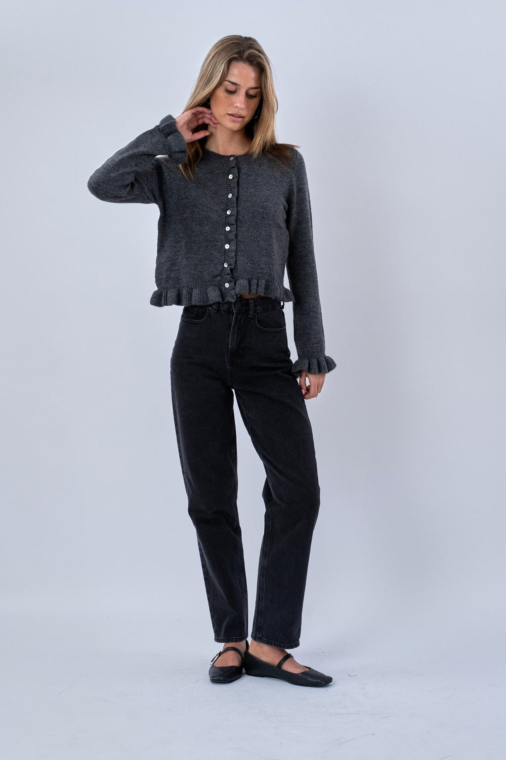 Flora Cardigan - Grey