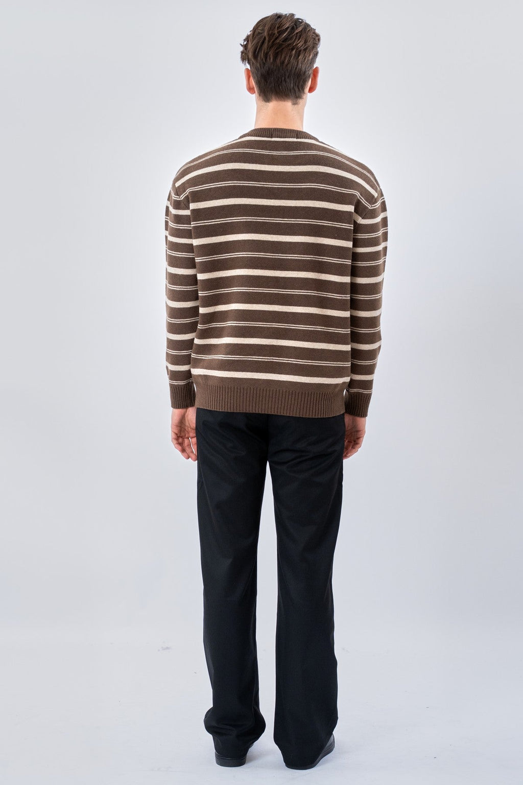 Striped Sweater - Khaki