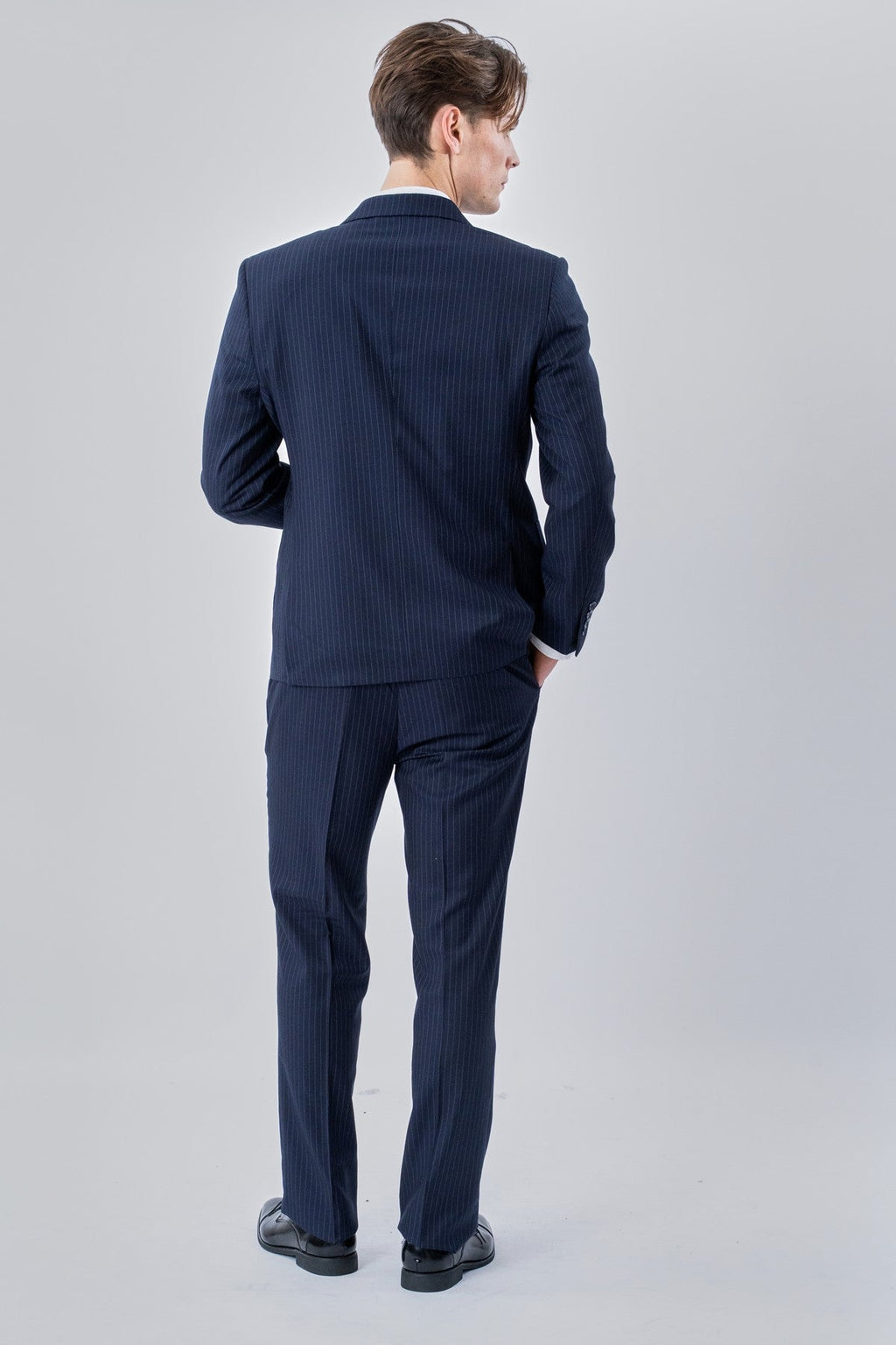 Classic Blazer - Navy Pinstripe