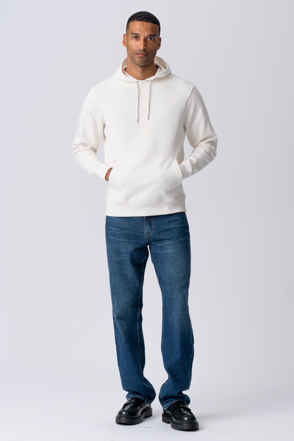 Sweatshirt Hoodie - Beige