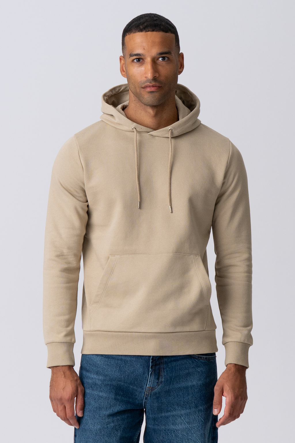 Basic Hoodie Sweat - beige dorcha