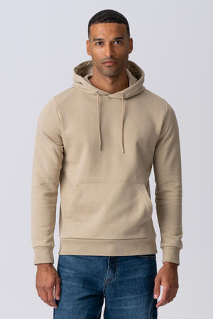 Basic Hoodie Sweat - beige dorcha