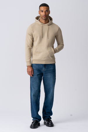 Basic Hoodie Sweat - beige dorcha