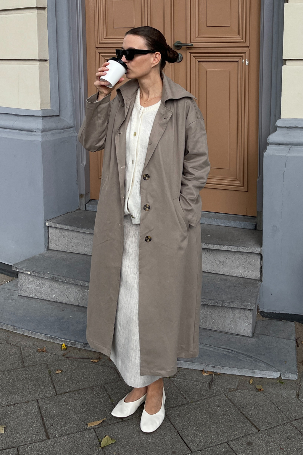 Carla Trenchcoat - Gaineamh