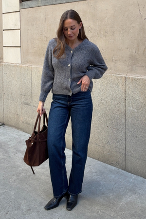 Anna Cardigan - Tmavošedá