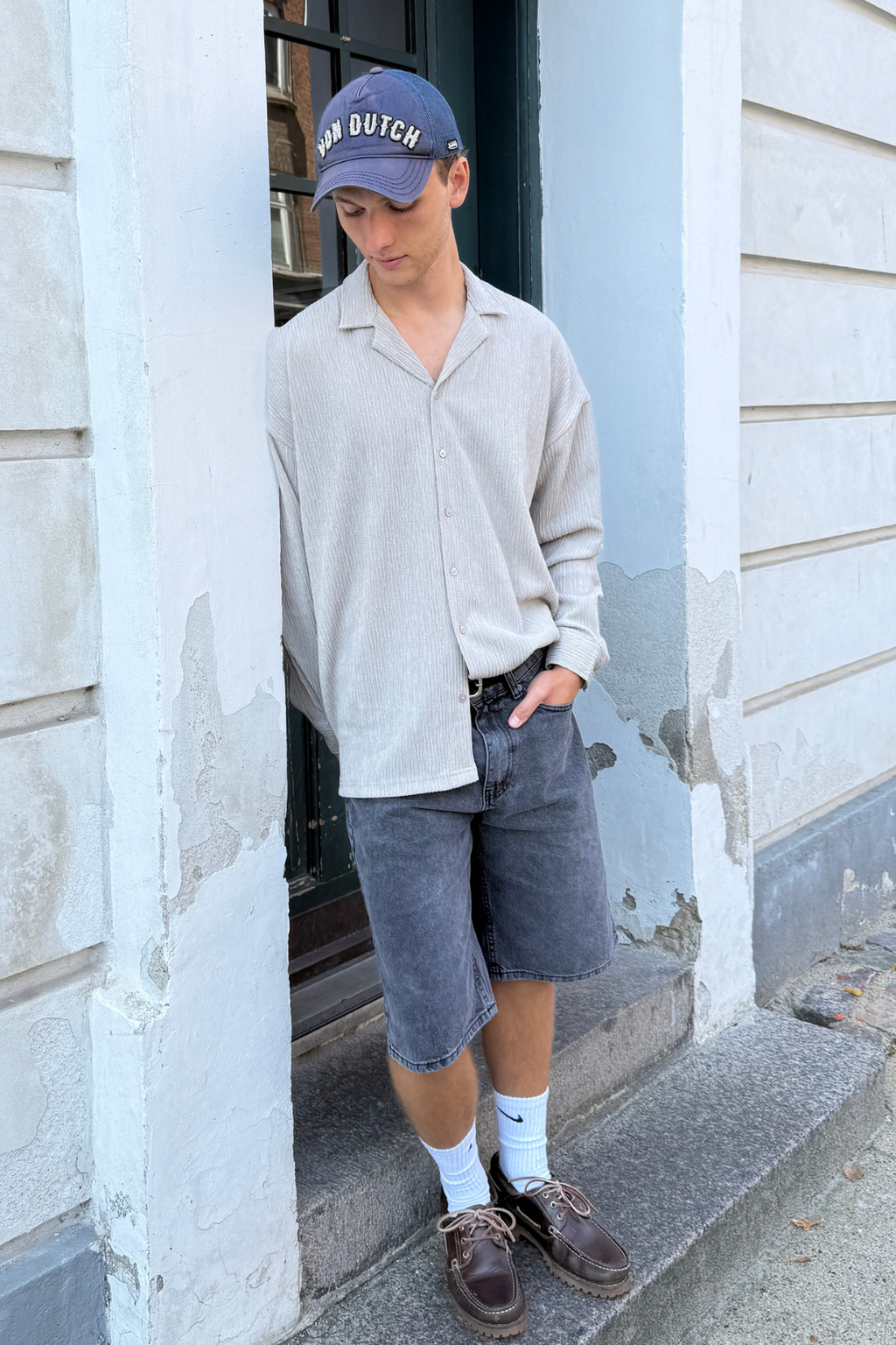 Aidan košeľa - béžová