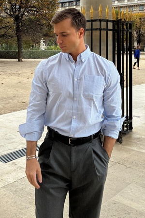 The Original Performance Oxfordská košeľa - svetlo modrá/biela