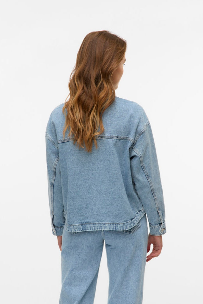 Jamie Denim Shacket - svijetloplavi traper