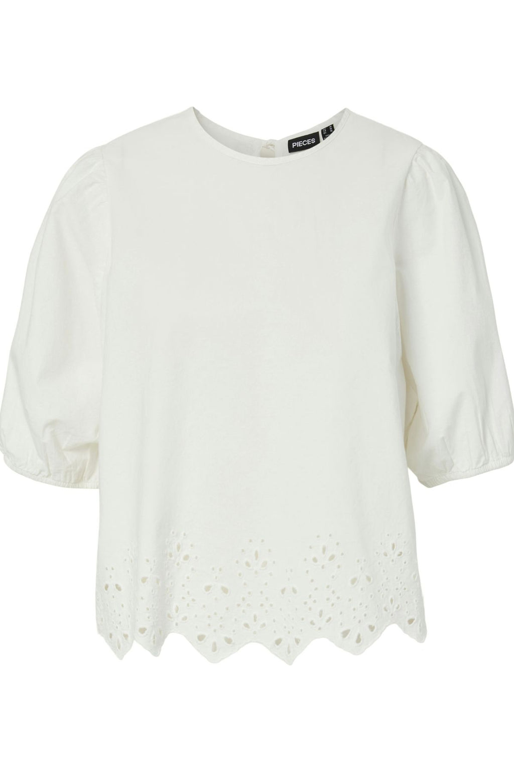 Salmina New Top - Cloud Dancer Embroidery