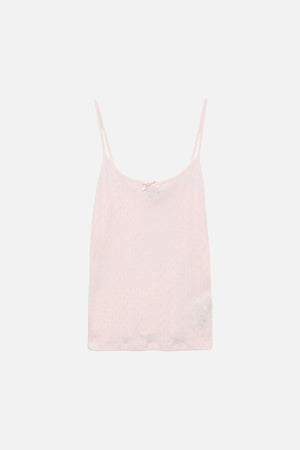 Isa Singlet Top - Pink A -Boo