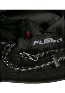 可调节 Flexfit 水桶帽 - 黑色