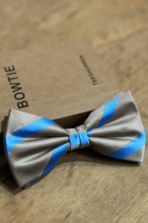 Bowtie - Gold/Light Blue