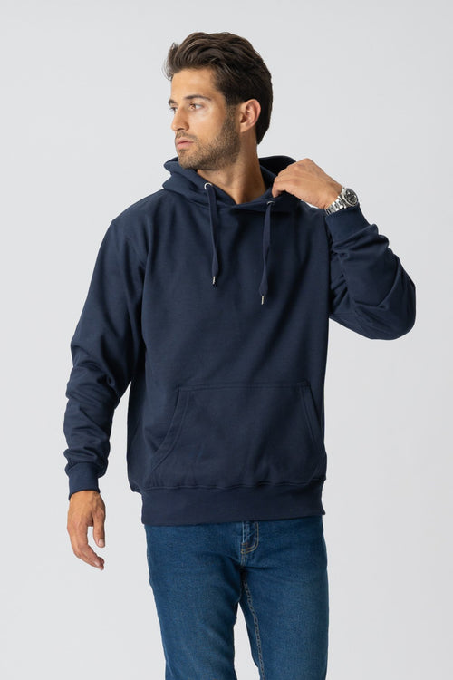 Basic Hoodie - Dark Navy - TeeShoppen Group™