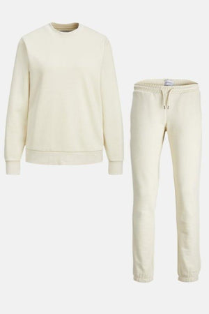 Basic Sweatsuit with Hoodie (Light Beige) - Package Deal (Women)