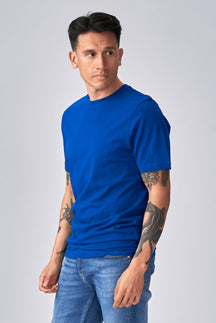 基本T恤 - 瑞典蓝色