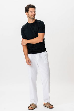 Linen Pants - White