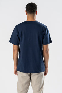 深蓝色 Boxfit T 恤
