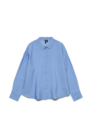Kaja Ls Shirt - Vista Blue Sandra