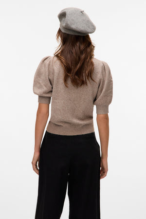 Doffy pulover s O-izrezom - Moon Rock Melange