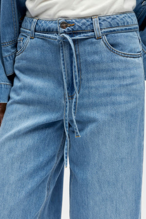 Rosie Wide Jeans - svetlomodrá džínsovina