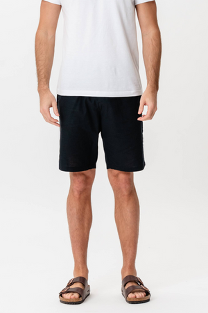 Linen Shorts - Black