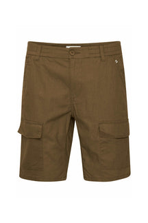 卡戈亚麻短裤 - 棕色