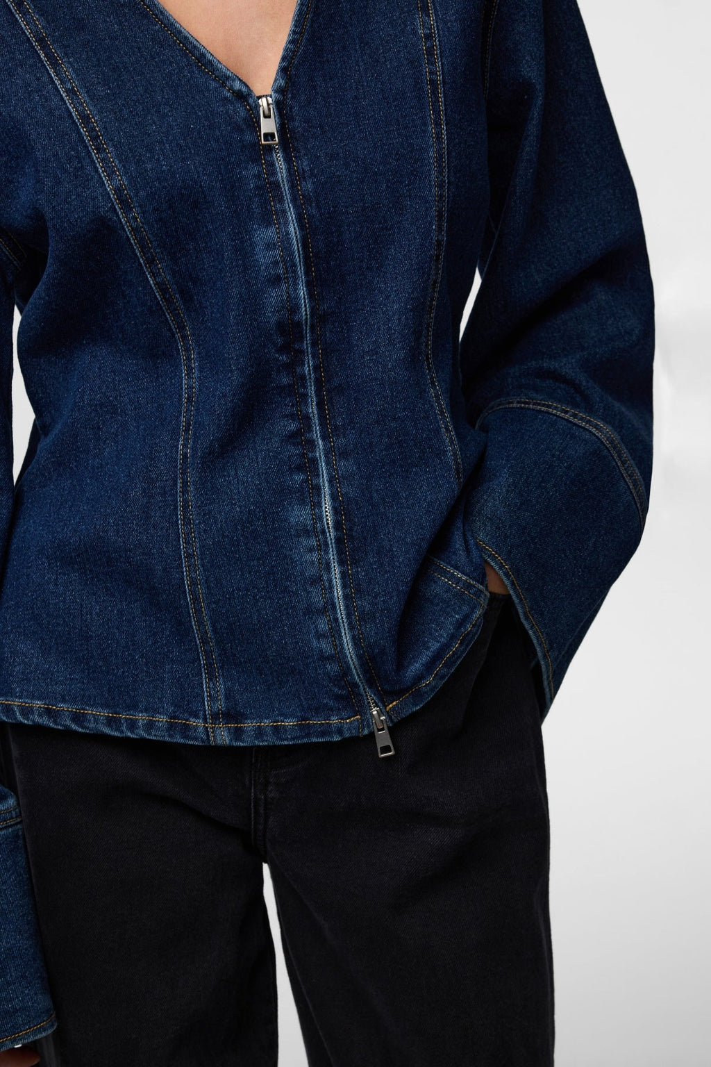 Flora traper košulja - tamnoplavi traper