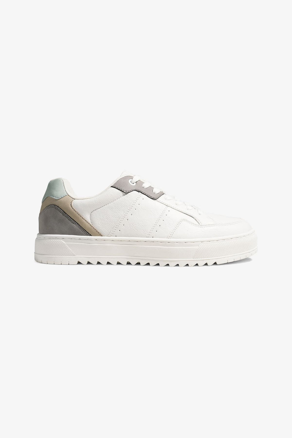 Classic Sneaker - White/Grey/Green