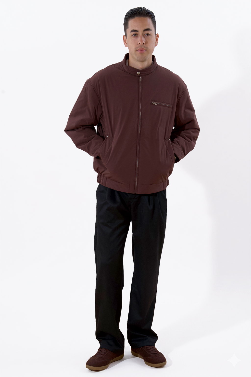 Cooper Short Jacket - Burgundy