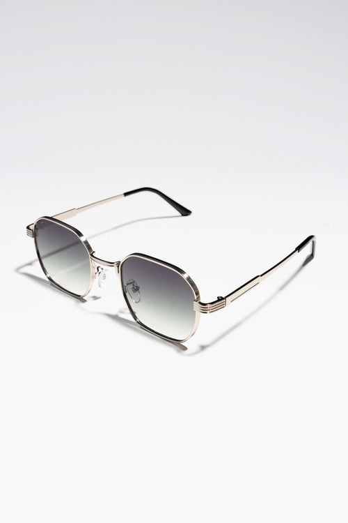 Damian Sunglasses - Silver/Green - TeeShoppen Group™ - Accessories - TeeShoppen