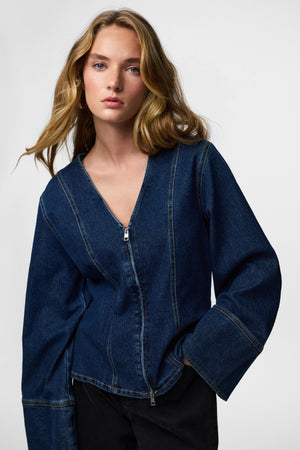 Flora traper košulja - tamnoplavi traper