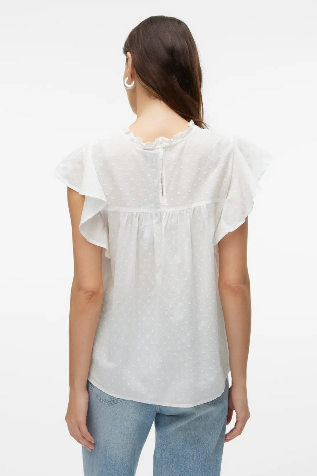 Trine Lace Top - Snow White