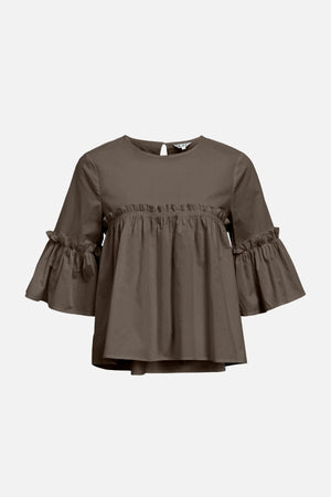 Hope Neck Top - Morel