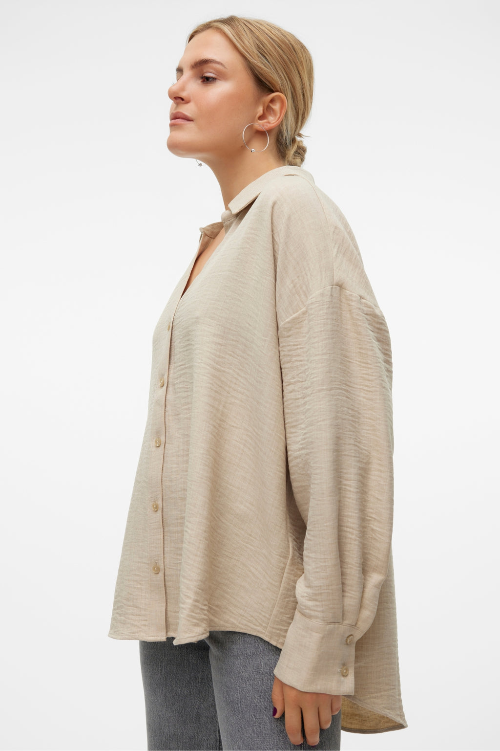 Melaney Queeny košulja - oblačan melange