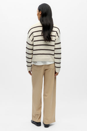 Oda Knit Pullover - Birch Seal Brown