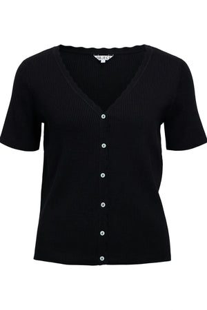 Kelly Re V-Neck Cardigan - Black