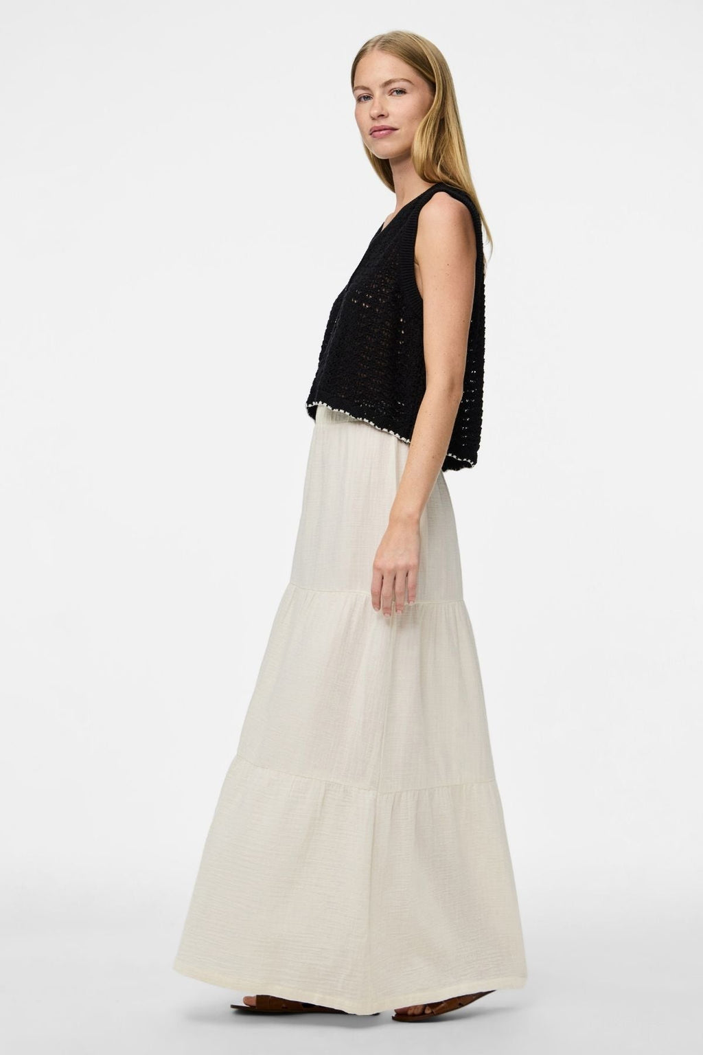 Sikka Maxi Skirt - Cloud Dancer