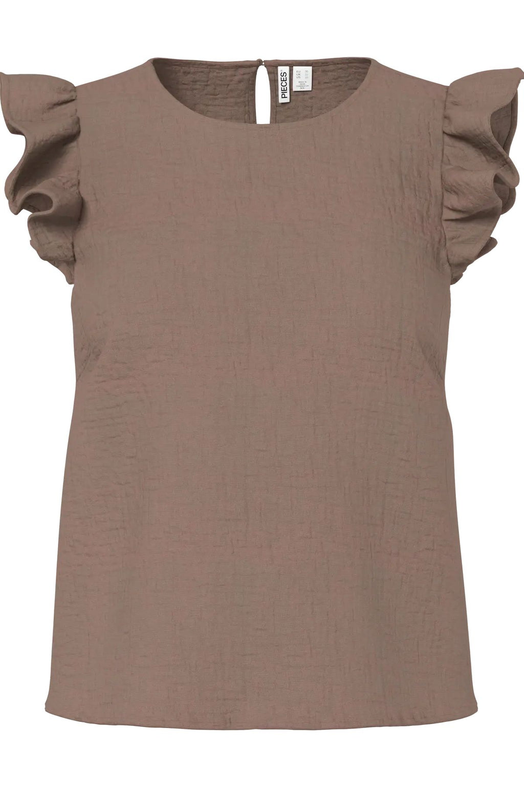 Sastina O-Neck Top - Coffee Quartz