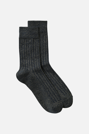 Kamala Glitter Socks - Navy Blazer