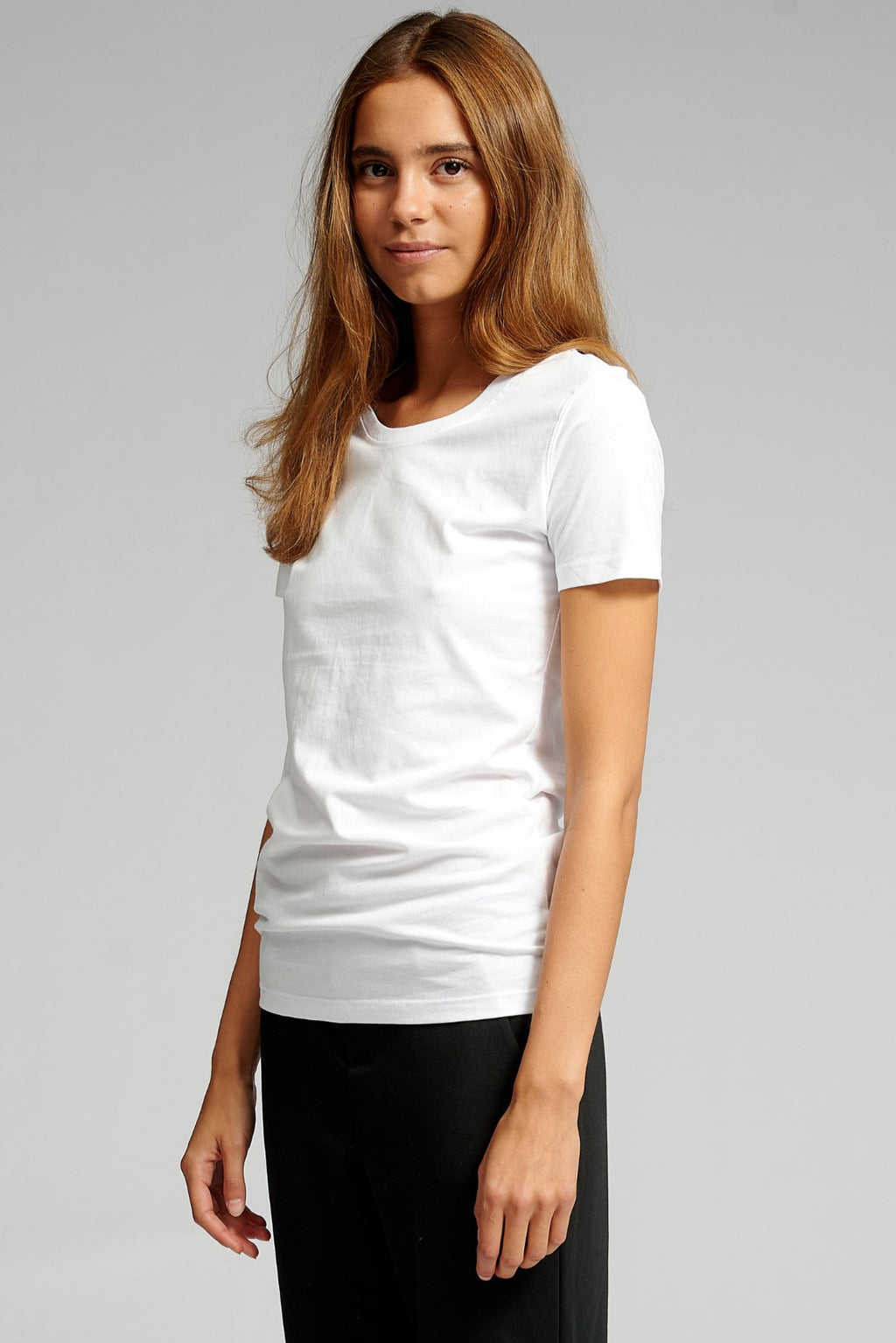 Fitted T-shirt - White