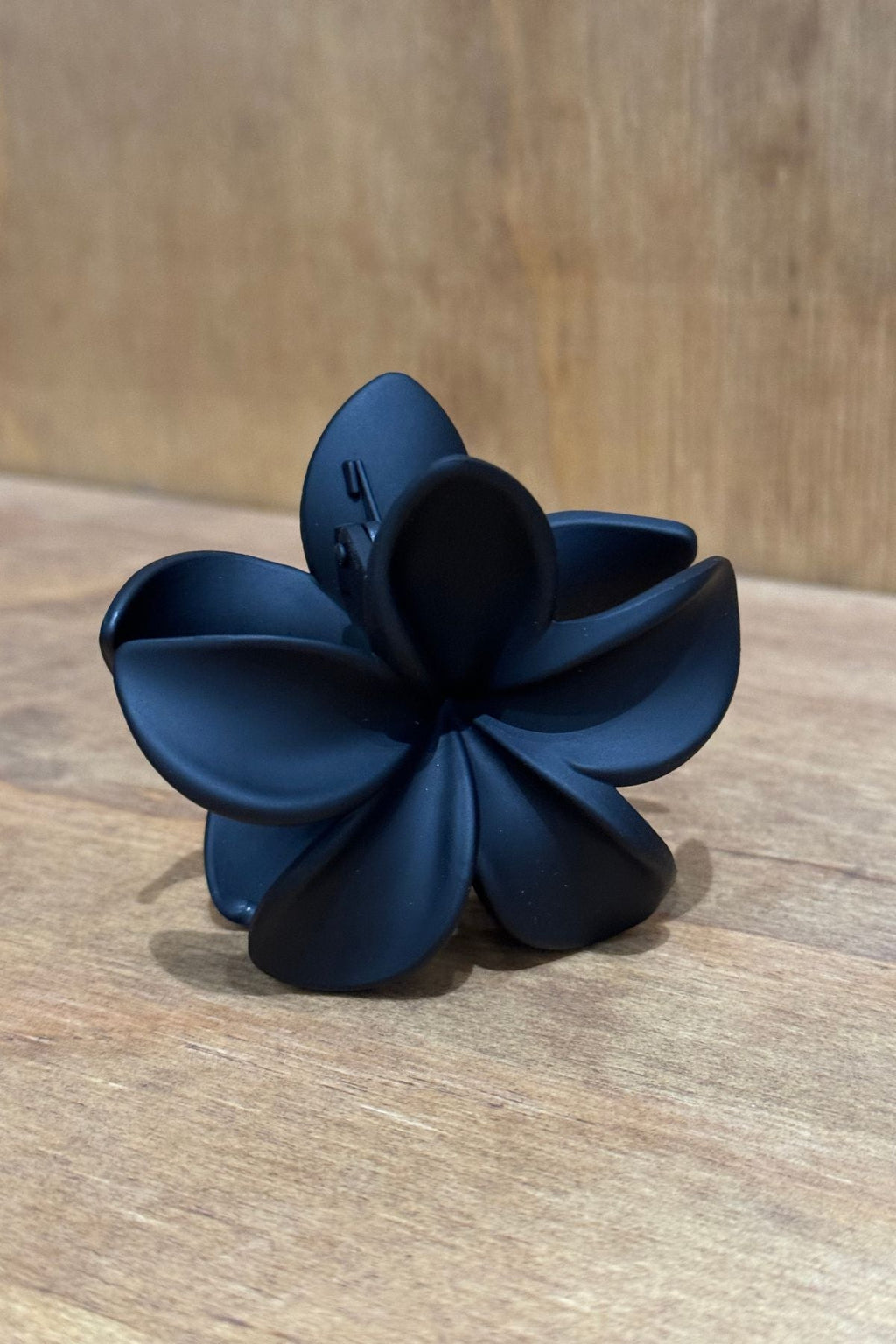 Flower Hair Clip - Black