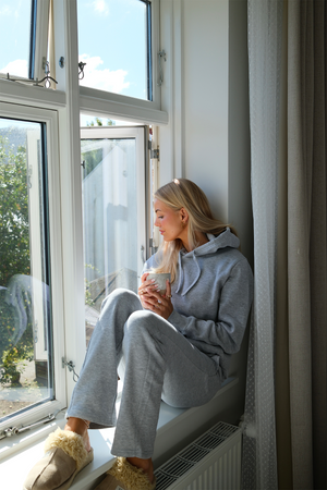 Sweatset Hooded Riachtanach do Mhná - Liath