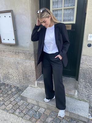 Lisa leathan Pants - dubh