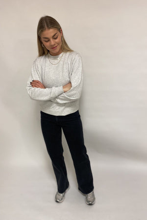Basic Crewneck - Ash gray (women)