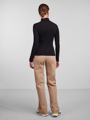 Kitte rollneck top - crni