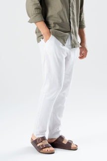 Linen Pants - White