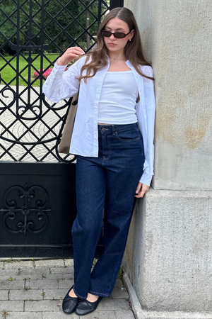 The Original Performance Loose Jeans - Dark Blue Denim