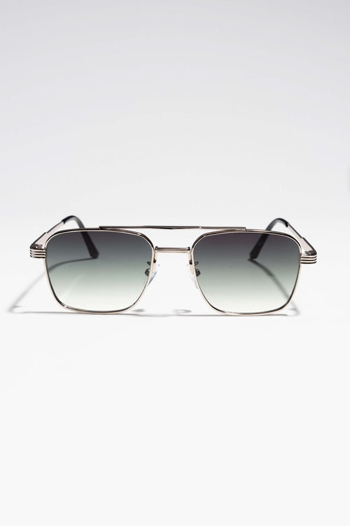 Mason Sunglasses - Silver/Green - TeeShoppen Group™ - Accessories - TeeShoppen
